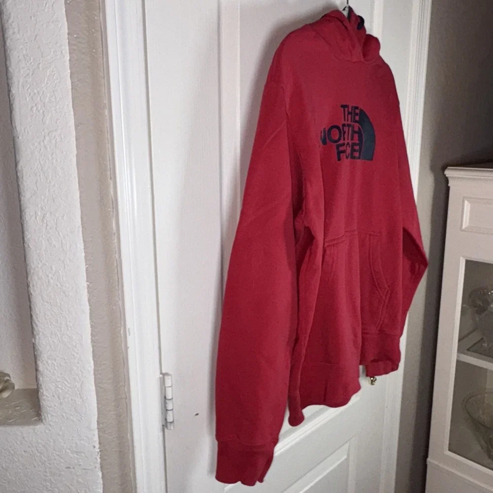 The North Face Hoodie‎ Mens Medium Pullover Fleece Sweatshirt Kangaroo Pocket